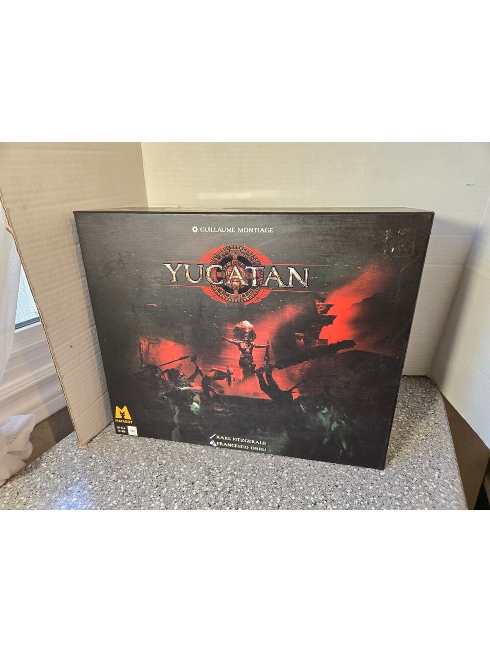 Yucatan / Matagot / Guillaume Montiage Mayan Strategy Board Game New Unpunched